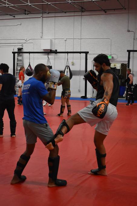 Muay Thai and kickboxing training session at AZ Combat Sports in the Phoenix area, join a class today and build real skills.